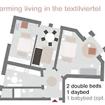 Charmante Stadtwohnung Im Textilviertel اوغسبورغ